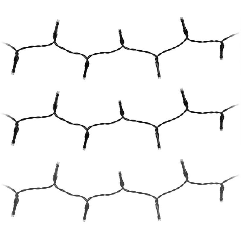 LED verlichting 120 LED - 9 meter - warm wit - Batterijbox 120 warm wit - dual-timer - geheugen en