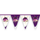 Vlaggenlijn PE Geslaagd (paars) 12130