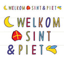 Letterslinger Welkom Sint & Piet, 285cm