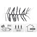 Clusterverlichting - 384 LED - 2.8m - extra warm wit