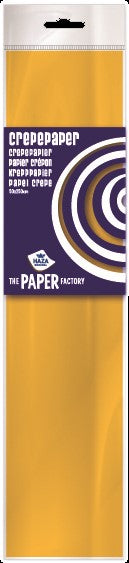 10 vel crepe papier oker geel 100507