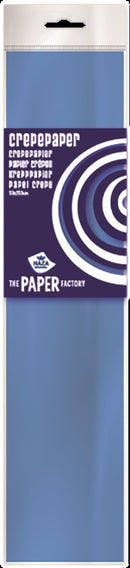 10 vel crepe papier middenblauw 100535