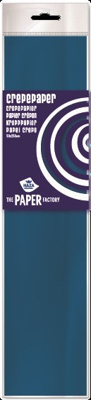 10 vel crepe papier donkerblauw 100537