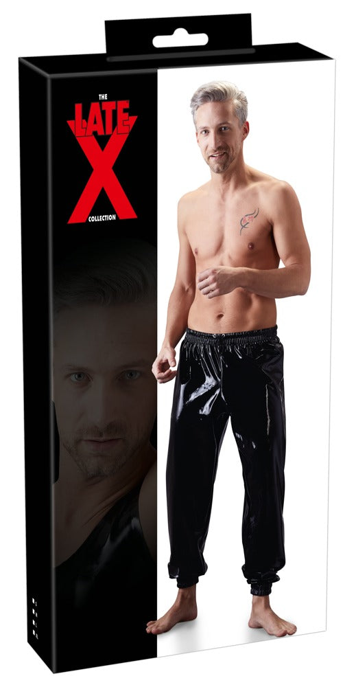 Latex Tracksuit Trousers L
