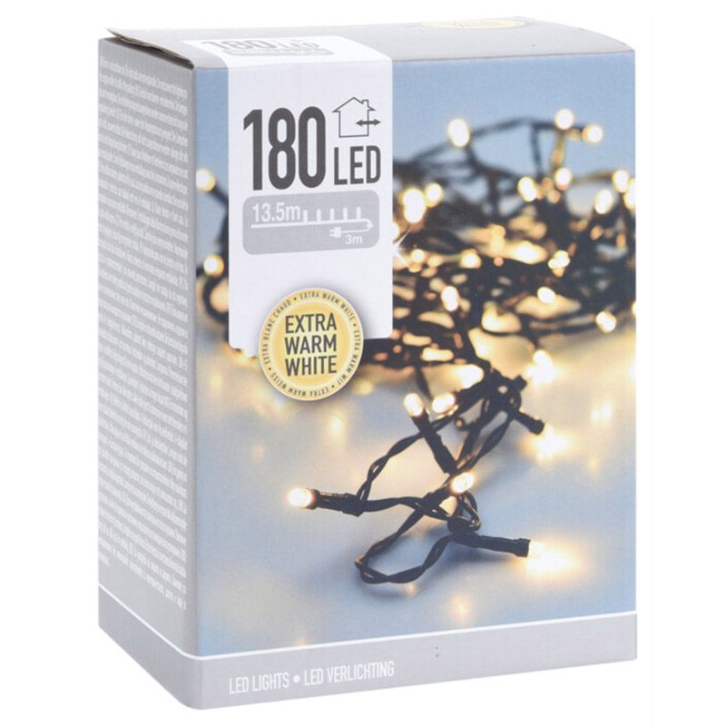 Verlichting 180LED 13.5M Extra Wam Wit - IP44