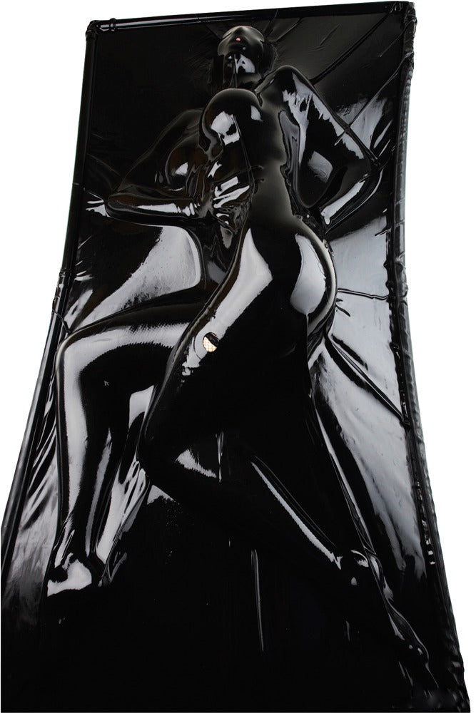 Latex Vacuum Bed Black