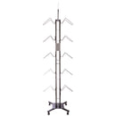 Verrijdbaar helmhaak display voor 20 fietshelmen