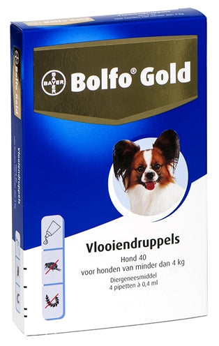 Bolfo Gold Hond Vlooiendruppels 40 2 PIPET