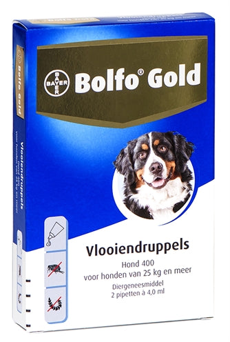 Bolfo Gold Hond Vlooiendruppels 400 2 PIPET