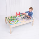 Bigjigs Houten Treinbaan Stad op Speeltafel, 62dlg.