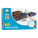 Bigjigs Houten Rails - Brug Wrakstuk