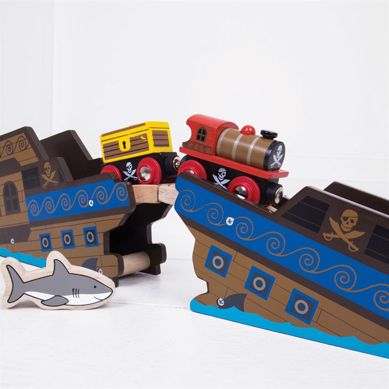 Bigjigs Houten Rails - Brug Wrakstuk