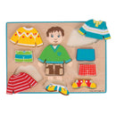 Houten Aankleedpuzzel Jongen, 10st.