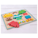 Houten Aankleedpuzzel Jongen, 10st.