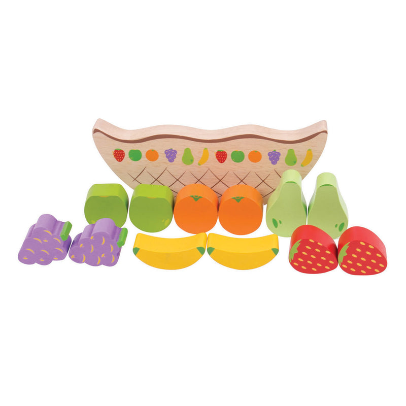 Bigjigs Houten Balansspel Fruit