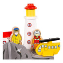 Bigjigs Houten Rails Vuurtoren 4-Wegs Tunnel