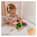 Tidlo Houten Snijgroenten Speelset, 20dlg.