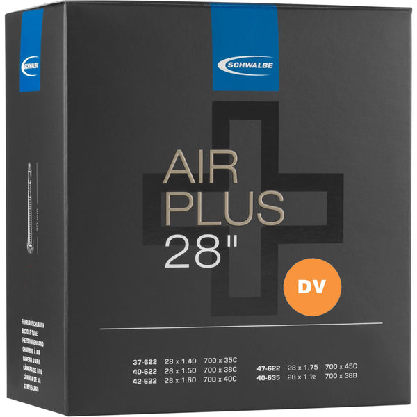 Binnenband Schwalbe DV17AP Air Plus 28" / 37/47-622/635 - 40mm ventiel