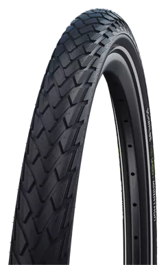 Buitenband Schwalbe Green Marathon GreenGuard 28 x 1.50"/ 40-622 - zwart met reflectie
