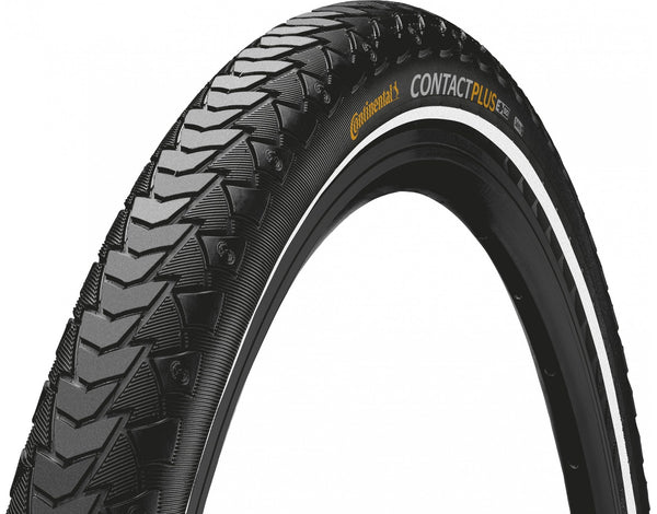 Buitenband Continental Contact Plus Reflex 24 x 1.75"/ 47-507 - zwart met reflectie
