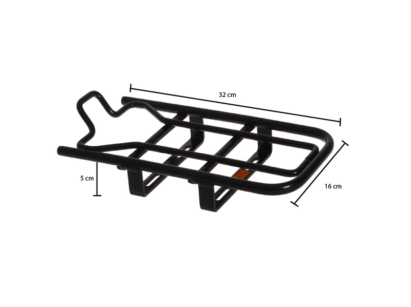 Opzetdrager Steco universeel E-bike - mat zwart