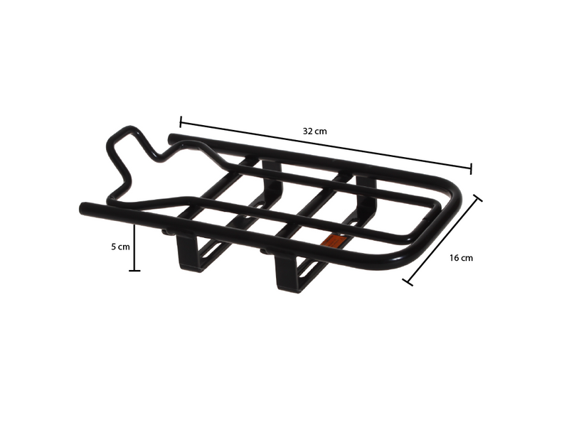 Universele Opzetdrager E-Bike Staal Matzwart