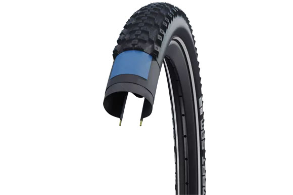 Buitenband Schwalbe Smart Sam DD/RaceGuard 29 x 2.60"/ 65-622mm - zwart met reflectie
