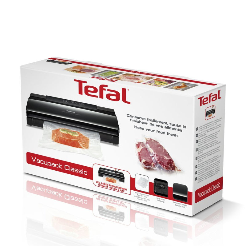 Tefal VT254070 Vacupack Classic Vacu&uuml;mmachine Zwart