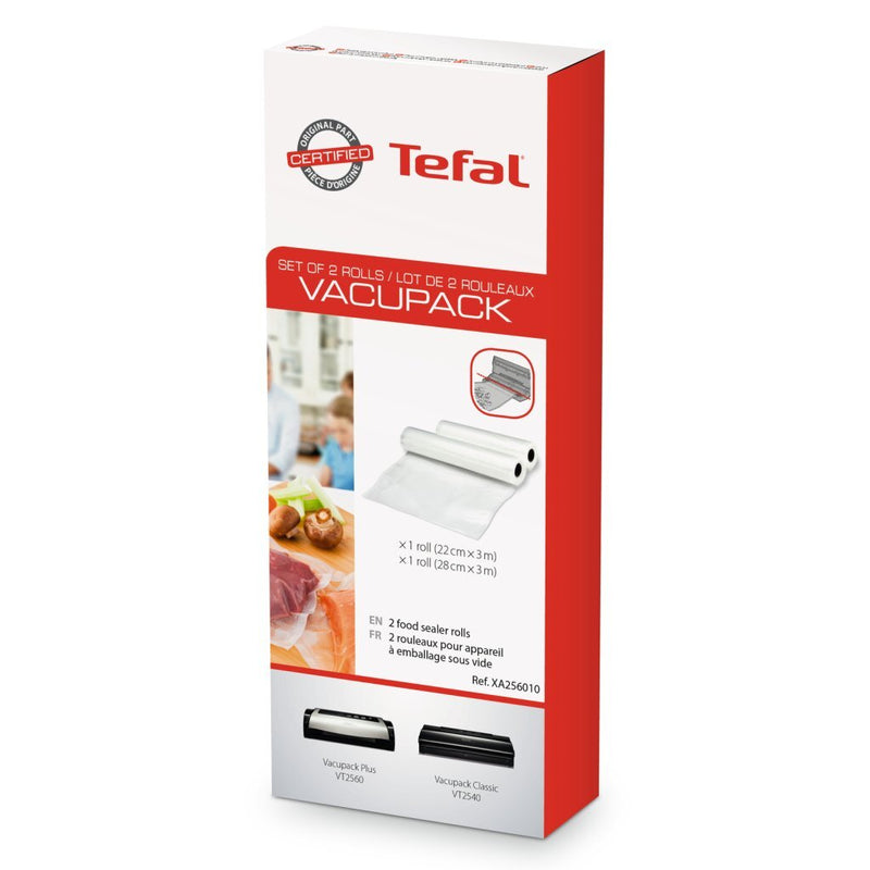 Tefal XA2560 Vacumeerrollen 22x300 cm - 28x300 cm 2 Stuks