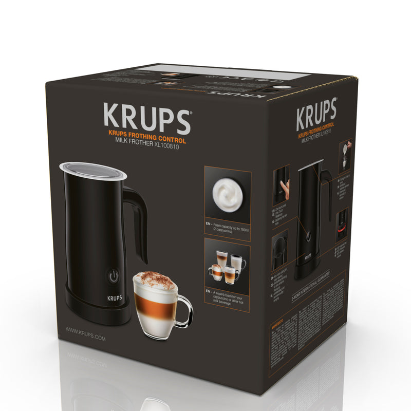 Krups XL1008 Melkopschuimer Zwart