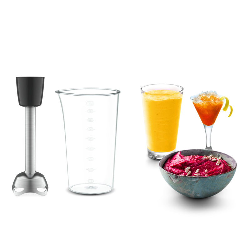 Tefal HT6525 Powermix Silence Handmixer Rood/Zilver