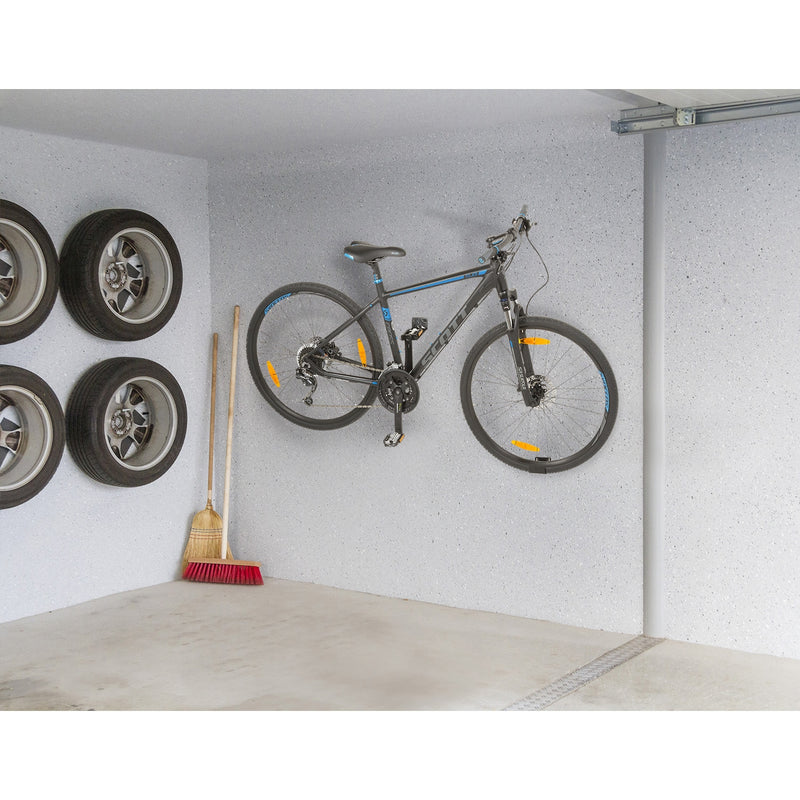Compacte fiets muurhanger met pedaalsteun M-Wave