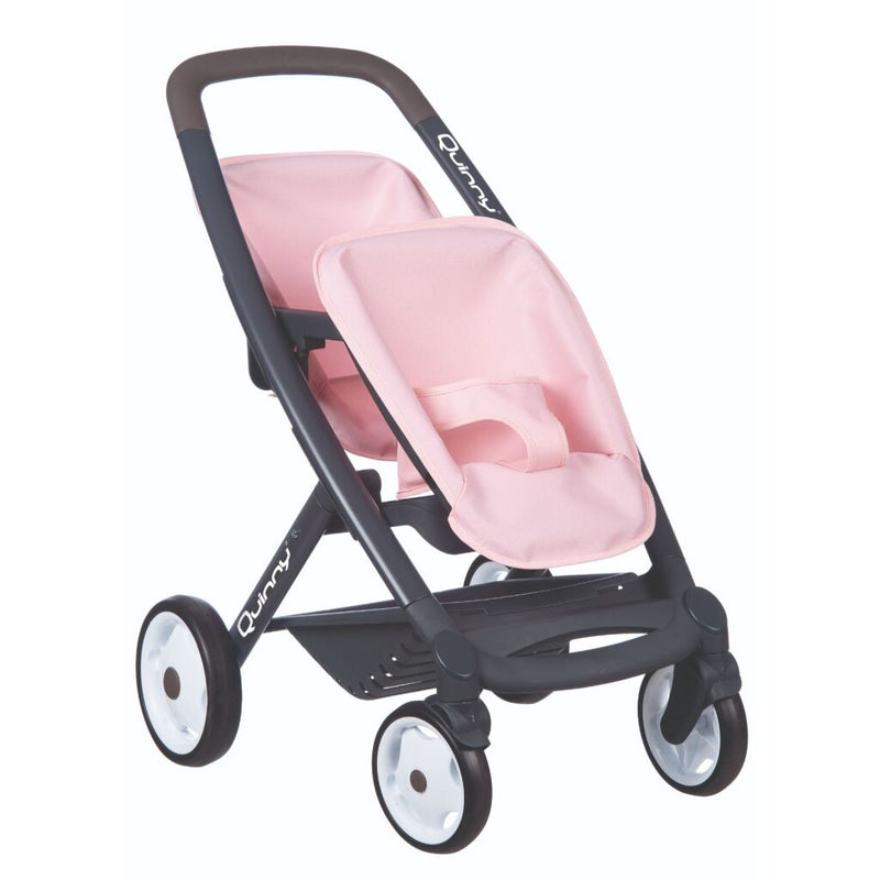 Smoby Maxi-Cosi Poppenwagen voor 2 Poppen
