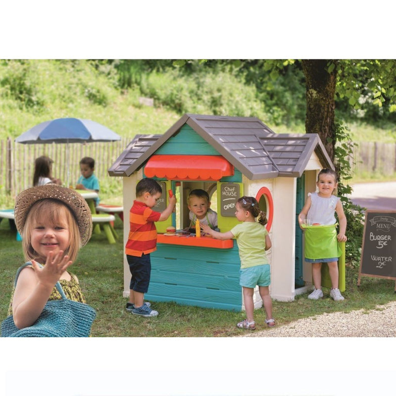 Smoby Chef House Speelhuisje + Accessoires 132x124.5x135.7 cm