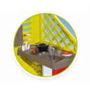 Smoby Speelhuis Pretty + Keuken + 17 Accessoires 145x110x127 cm Groen/Oranje