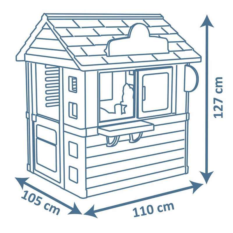 Smoby Speelhuis Sweet Corner 150x110x127 cm