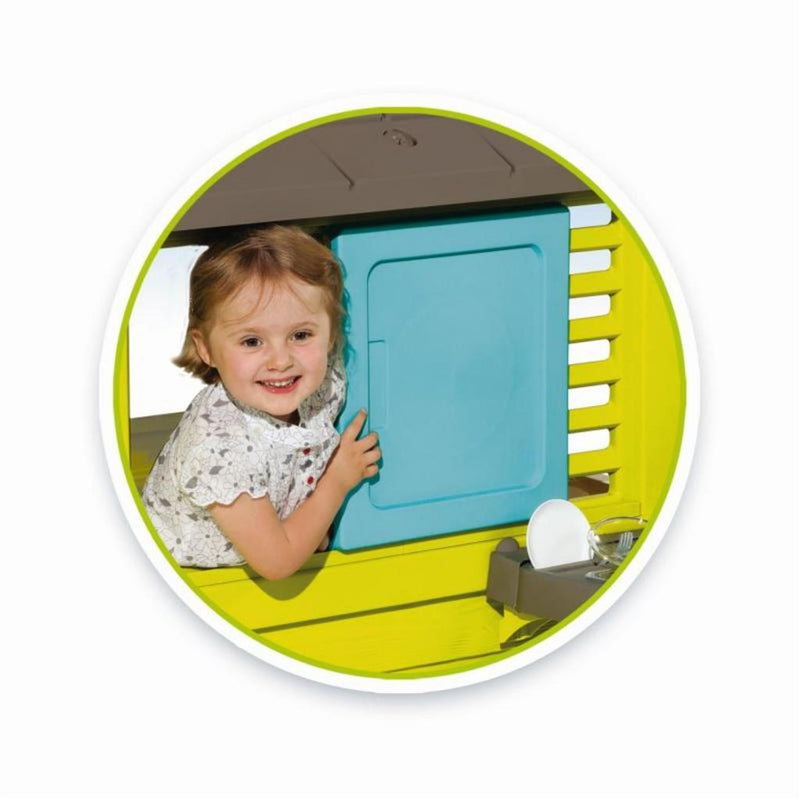 Smoby Pretty House + Zomerkeuken 145x110x127 cm