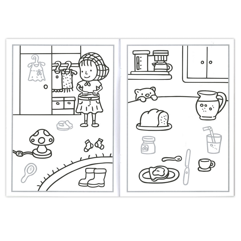 Plakken en Kleuren - In mijn Huis, 2-4 jaar