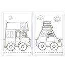 Plakken en Kleuren - De Voertuigen, 2-4 jaar