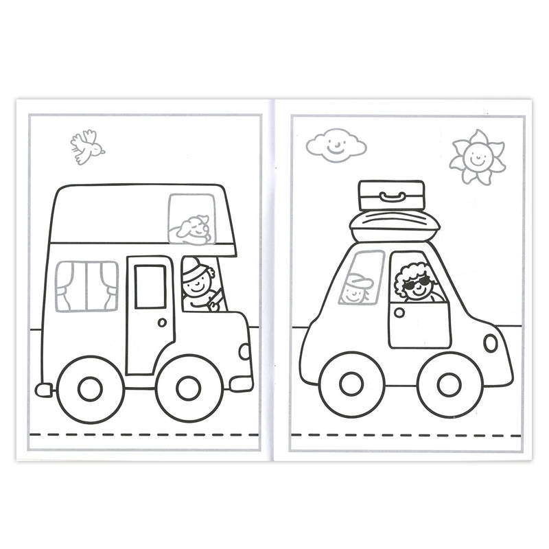 Plakken en Kleuren - De Voertuigen, 2-4 jaar