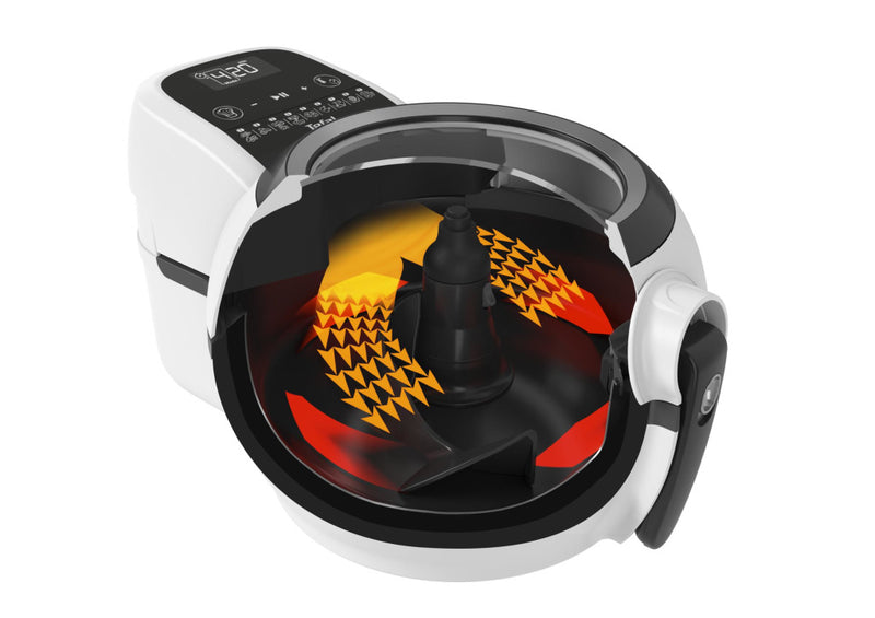 Tefal FZ7600 ActiFry Genius Heteluchtfriteuse 1350W 1.2L Zwart/RVS