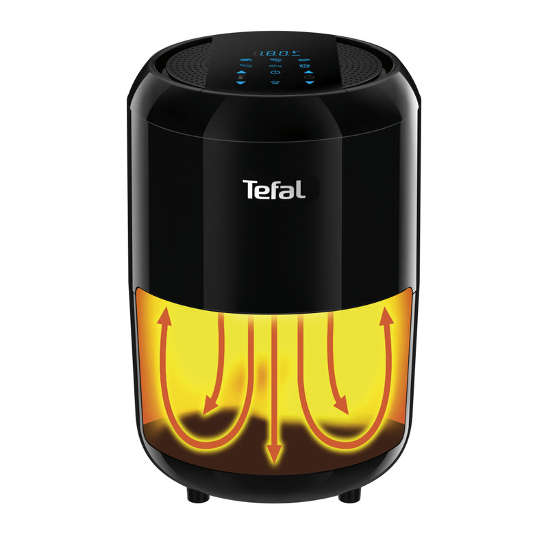 Tefal EY3018 Easy Fry Compact Heteluchtfriteuse 1.6L Zwart