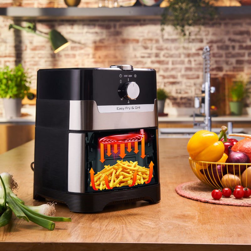 Tefal FW2018 Easy Fry Grill &amp; Steam 3in1 Heteluchtfriteuse 1700W Zwart