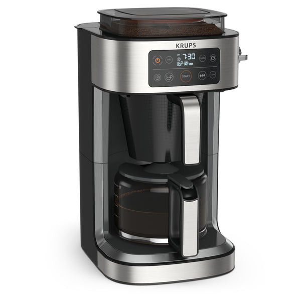 Krups KM760D Aroma Partner Koffiezetapparaat Zwart/Zilver