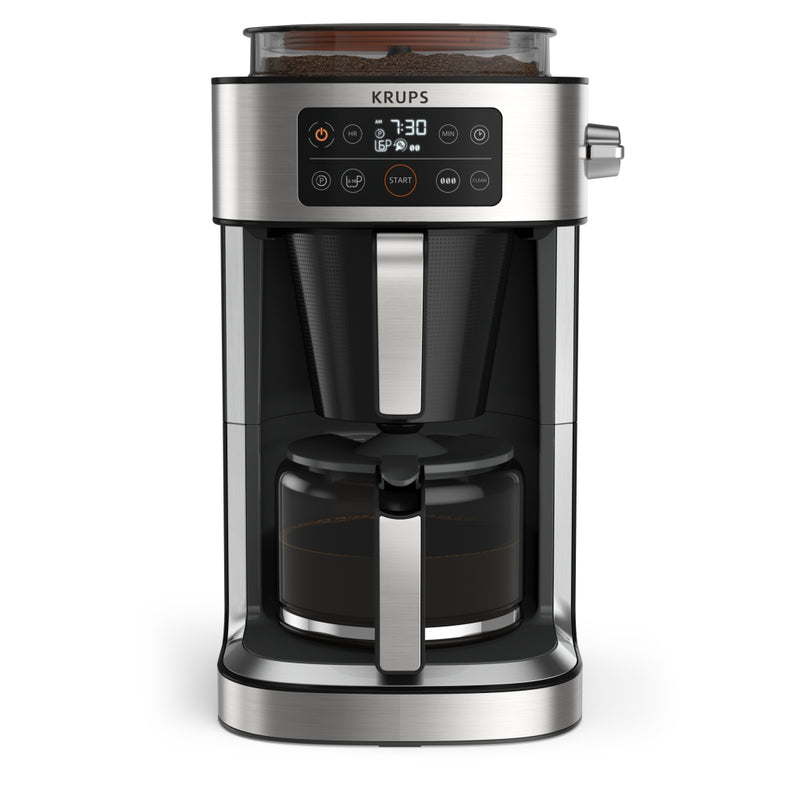 Krups KM760D Aroma Partner Koffiezetapparaat Zwart/Zilver