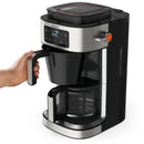 Krups KM760D Aroma Partner Koffiezetapparaat Zwart/Zilver