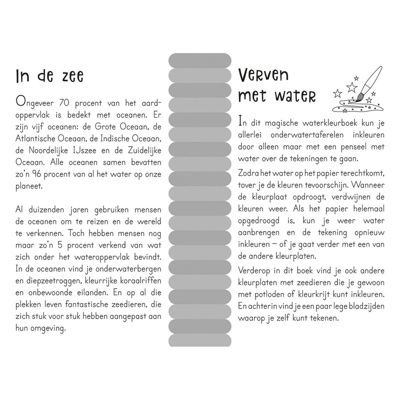 Magisch waterkleurboek - In de zee