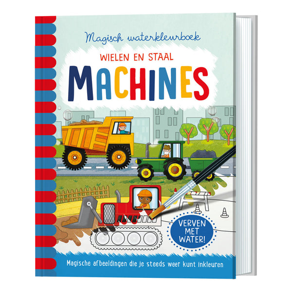 Magisch waterkleurboek - Machines