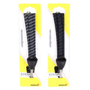 Triobinder Bibia met RVS haak - zwart/wit/grijs (op kaart)