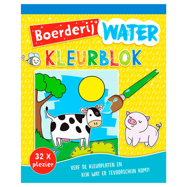 Magisch Waterkleurblok Boerderij